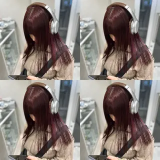 セミロング カラー 韓国ヘア/レイヤー Londエレンのヘアスタイル