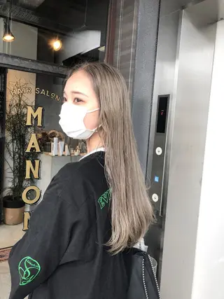 ロング the OSCAR所属・韓国ヘアスタイリスト Harukaのヘアスタイル