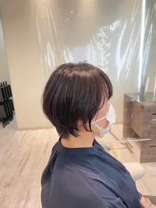 ショート 淡路上新庄/髪質改善 .艶カラー/野口春貴のヘアスタイル