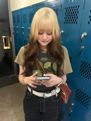 ロング カラー 韓国ボブ/レイヤー カット/ EMIRIのヘアスタイル