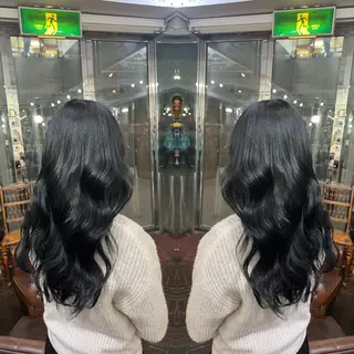 ロング カラー レイヤー/ボブ/ ミニボブ/AOIのヘアスタイル