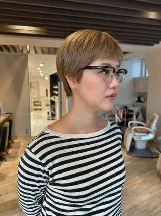 ショート カラー driP.　by HAVANA所属・パーマ / ボブ /ショート 谷口 陸のヘアスタイル