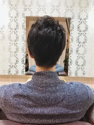 メンズ おかべゆき⛄ スパ/カラー/野並のヘアスタイル