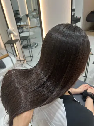 ロング 韓国ヘア🩶侑矢 艶髪透明感/福岡のヘアスタイル