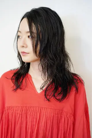 セミロング パーマ salon m ni サロンマーニ所属・久保田 一のヘアスタイル