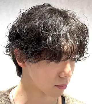 パーマ メンズ 👑駅近メンズサロン パーマ特化北千住👑のヘアスタイル