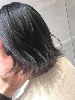 ミディアム カラー 谷合 貴志のヘアスタイル