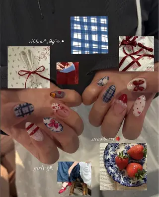 ネイル Nilz心斎橋店【ニルズ】所属・岩本 乙羽のネイルデザイン