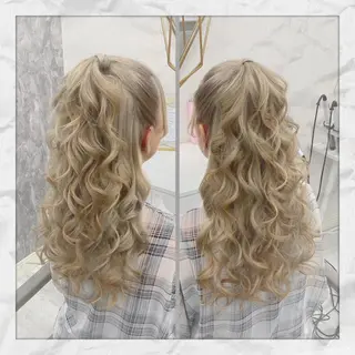 ロング ヘアアレンジ ヘアセット/着付け 𓇼 松本 夏美𓇼のヘアスタイル