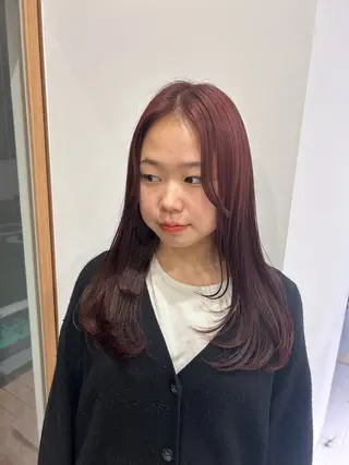 ロング レイヤーカット🐺 hina🩶のヘアスタイル