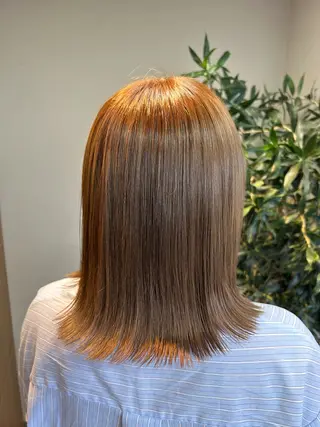 ミディアム カラー arika hair make所属・arika もえのヘアスタイル