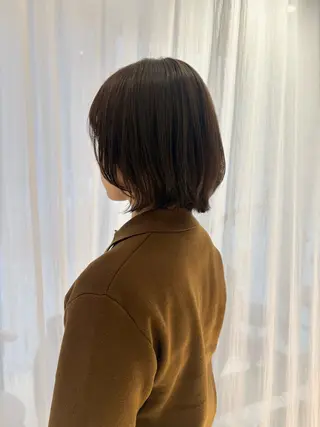 ショート ボブ⌇ 艶カラー⌇ RIN🌙のヘアスタイル