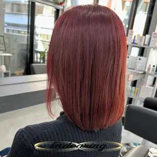 カラー Endearing 銀座/レイヤーカットのヘアスタイル