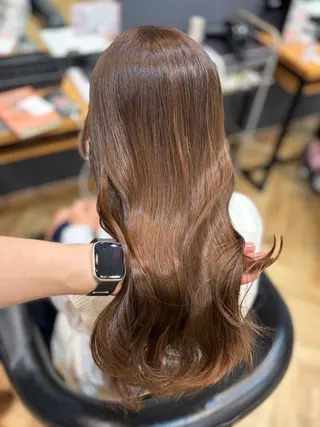 ロング 韓国ヘア/レイヤー 🇰🇷/艶髪/長橋のヘアスタイル