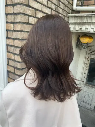 ミディアム カラー お任せヘア☘️☘️ 及川渚のヘアスタイル