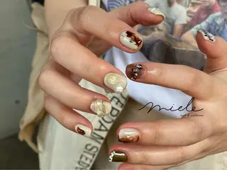 ネイル miele【ミエレ】 シンプル一癖のネイルデザイン