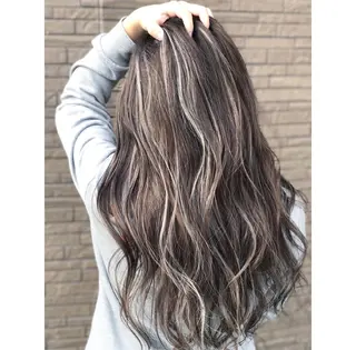 ロング カラー ヘアアレンジ アンドウ ユウ/ レイヤーカット/韓国のヘアスタイル