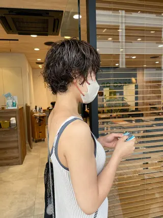 ショート パーマ パーマ指名No1 /namiのヘアスタイル