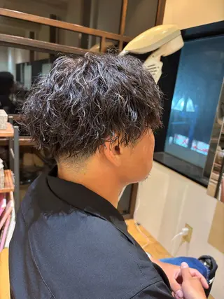 パーマ おもだか　がく /レディースカットのヘアスタイル