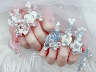 ネイル MoMoA Nail ネイル長さ出し専門店のネイルデザイン