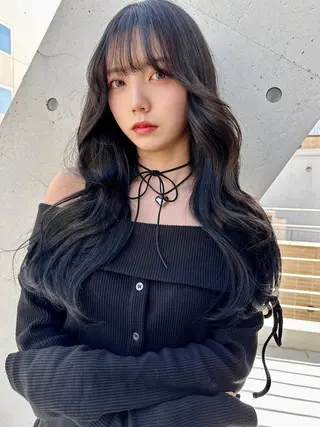 ロング カラー 🫧 THEATER 【公式】🫧天神🫧のヘアスタイル