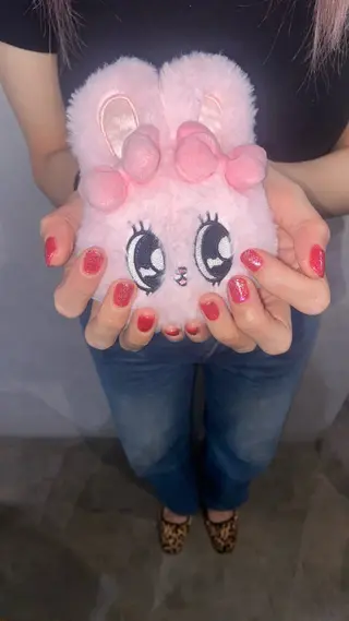 ネイル 派手髪ハイトーン💛 ネイル💅まりなのヘアスタイル