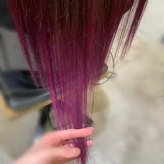 ロング カラー 齋藤 真由のヘアスタイル