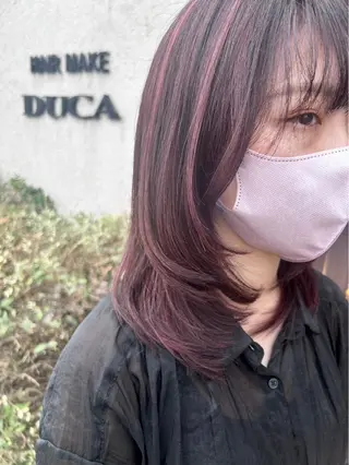 セミロング DUCA所属・田中 実季のヘアスタイル