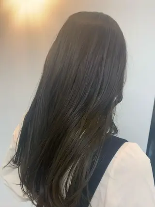 ロング カラー 韓国レイヤー✨ yasuko銀座のヘアスタイル