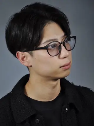 ミディアム ヒロ銀座バーバーショップ大宮店所属・ヒロ銀座大宮店 峯岸 翼のヘアスタイル