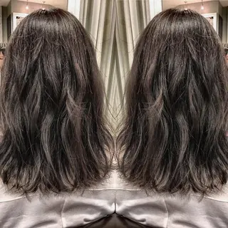 セミロング box mico. mutsumiのヘアスタイル