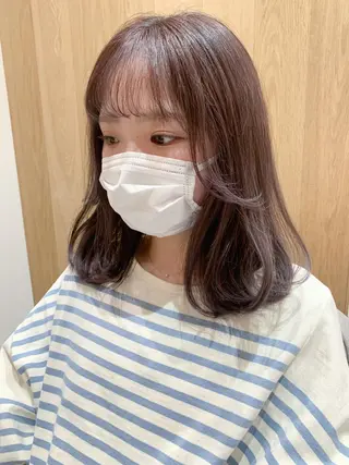 ミディアム カラー ヘアアレンジ キッズ yuka .のヘアスタイル