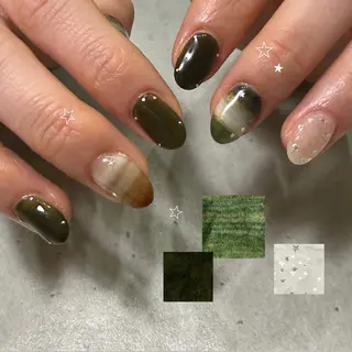 ネイル RooM tani /個性派ニュアンスのネイルデザイン