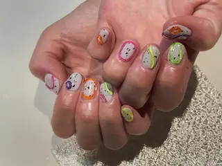 ショート m kaori𓃟のネイルデザイン