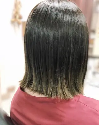 ミディアム カラー ケアブリーチ /髪質 改善/古橋圭史郎のヘアスタイル