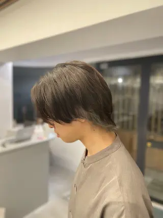 ショート 絶対綺麗な暖色カラー 🎯あります✨増渕✨のヘアスタイル