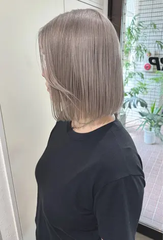 ミディアム カラー ハイトーン/レイヤー /艶カラー🎀のヘアスタイル