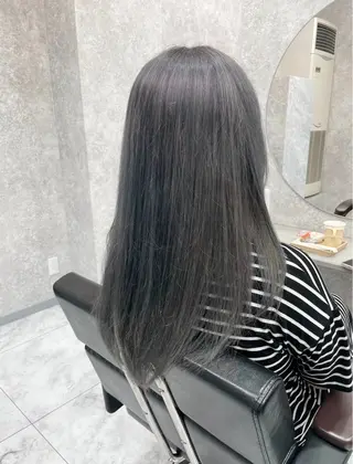 ロング 🦋ハイトーン🦋 石山 希理🦋のヘアスタイル