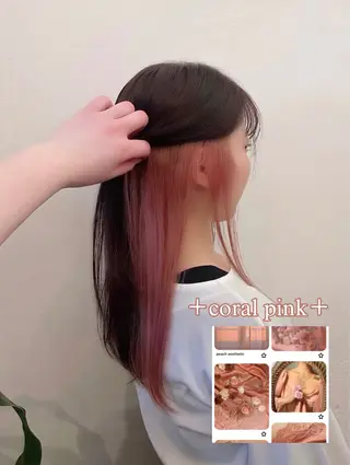 ロング カラー ⋆*ブリーチカラ ー/愛佳.⋆𝜗𝜚のヘアスタイル