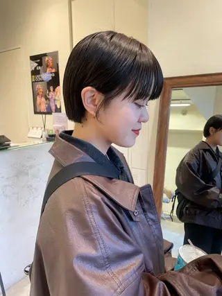 ショート カラー ボブ/インナーカラー /眉毛/Miyuのヘアスタイル