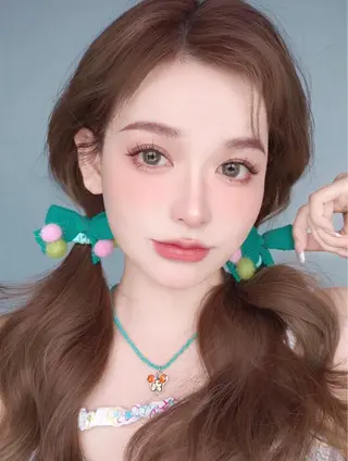 ミディアム ダブル テーマのマツエク・マツパデザイン