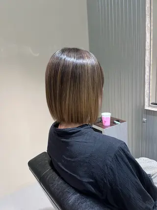 ショート カラー KIZU 髪質改善 オカルト怪談のヘアスタイル