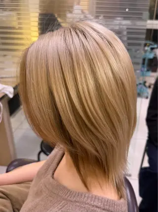 ショート SANA/ツヤカラー /カット大船のヘアスタイル