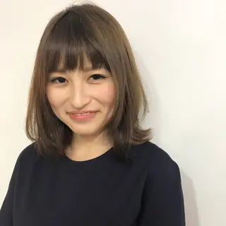 ミディアム ボブ/大人ヘア k-two濱田のヘアスタイル
