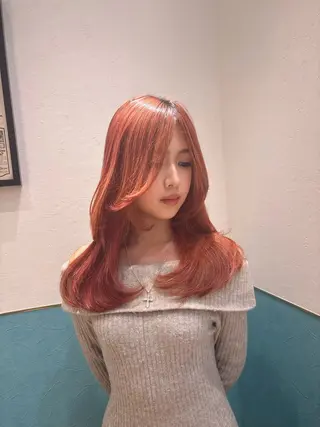 ロング 韓国🇰🇷ヘア/似 合わせショート/のヘアスタイル