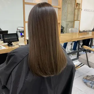 セミロング カラー 韓国レイヤーカット★ 小林大樹のヘアスタイル