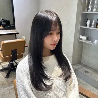 ロング Natsuki/韓国 ボブ/レイヤーカットのヘアスタイル