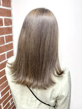 セミロング カラー 岡崎勇人/レイヤー/ 韓国/ケラチンTRのヘアスタイル