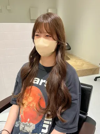 ロング loulou所属・透明感カラー 💎飯塚ゆうきのヘアスタイル