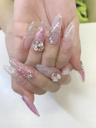 ロング JNA認定講師🌸 RIEのネイルデザイン